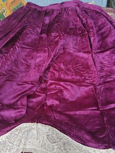 Purple Velvet Skirt