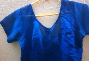 Royal Blue Heavy Sequins Party Wear on o