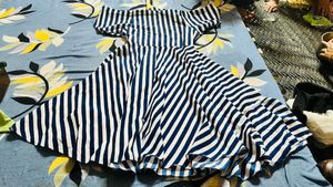 Striped Flare Dress