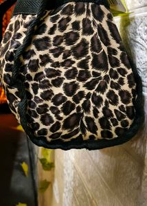 Leopard Print Hobo Bag