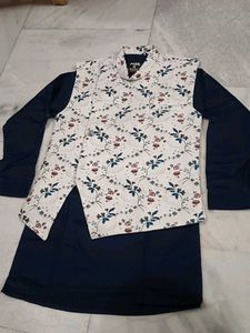 Boys Ethnic Kurta Set with Jacket