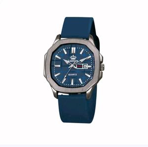 Men's Blue Dial Quartz Watch