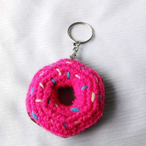 Crochet Donuts Keychain 🍩