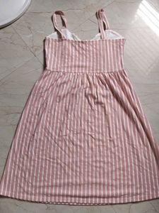 Pink Striped Sundress