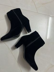 Black Heeled Ankle Boots size 36 and 38