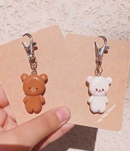 Milk &amp; Mocha Cute Bear Keychains (Set of 2)