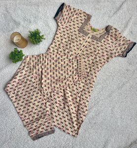 Floral Print Night Suit