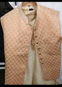 Men's Ethnic Kurta Set with Nehru Jacket
