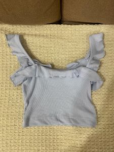 Ruffle crop top