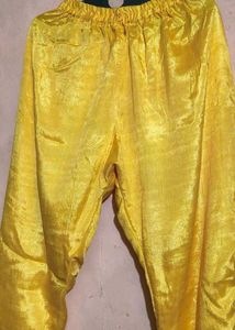 Yellow  Kurta set with work