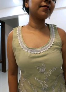 designer Pastel Green Kurta Set