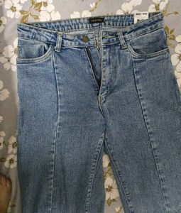 Light Wash Wide Leg Jeans