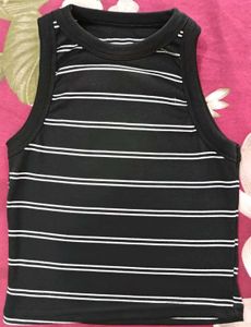 Striped Crop Top