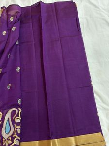 Brand New Purple Saree
