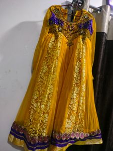 Price Drop ☺️Yellow 💛 Designer Frock