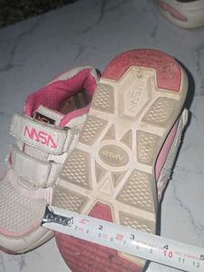 Cute Pink NASA Sneakers 4-6 y