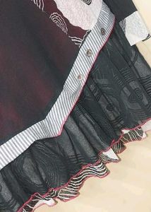 Unique Black &amp; White Print Kurta Top