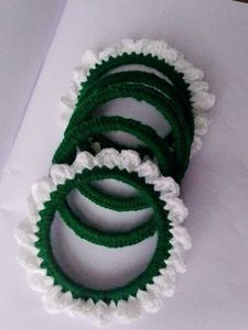 ✨Handmade Crochet Bangles 🧶
