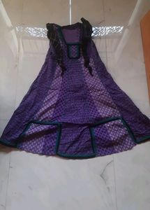 Frill Midi/dress/kurti(3in1)