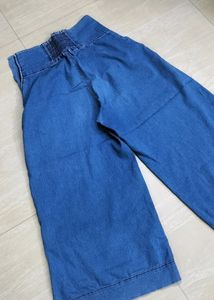 Flared Corset Look Denim