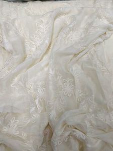 Embellished unstiched suit