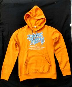 Orange Graphic Hoodie