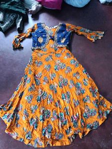 Beautiful Yellow Ethnic Gown