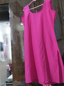 Beautiful Embroidery Work Net Kurta With Inner (38
