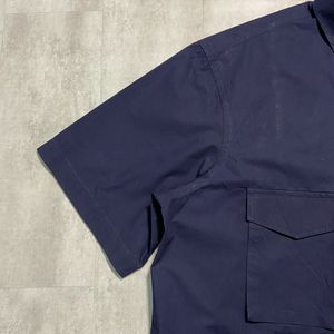 Men's Short Sleeve Navy Shirt