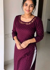 new fashion Elegant Maroon Kurti