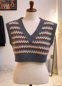 Stylish Knitted Vest Sweater