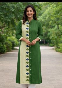 Green Leaf Kurti Take Any 1 In 99 Sale