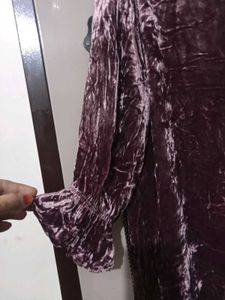 Elegant Velvet Mini Dress