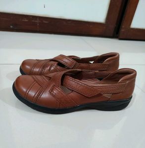 Genuine Leather Ballet Flats Clarks
