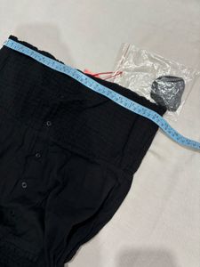 Black Smocked Jumpsuit