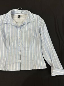 Classic Striped Button-Up Shirt