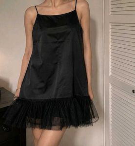 ballerina inspired black dress