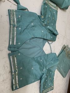 Beautiful Sea Green Lehenga Choli Set