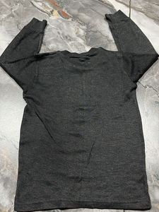 Men's Dark Grey Long Sleeve T-Shirt