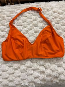 Vibrant Orange Bikini Top