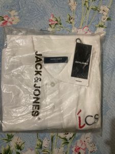 Jack &amp; Jones White Polo Shirt