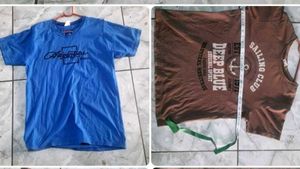 Blue Crew Neck T-Shirt