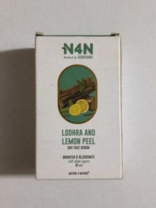 N4N Lodhra & Lemon Peel Day Face Serum
