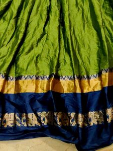 Beautiful Green Ethnic Gown HAND STICHED, NEW DRES