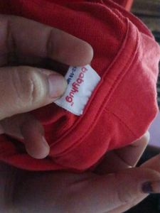Kids Red Zip-Up Hoodie
