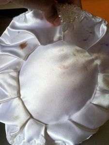 Elegant White Bridal Pouch Bag