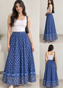 Printed Long Skirt for Navratri