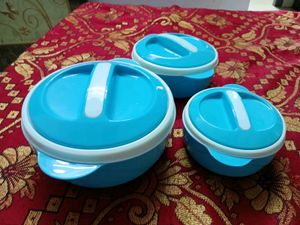 BRANDED NEW CELLO SAPPHIRE CASSEROLE COMBO OF 3