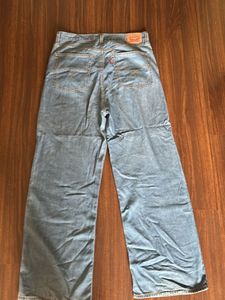 Levis Wide Leg Blue Denim Jeans