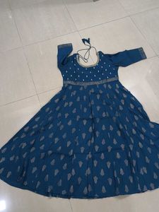 Elegant Teal Printed Kurta